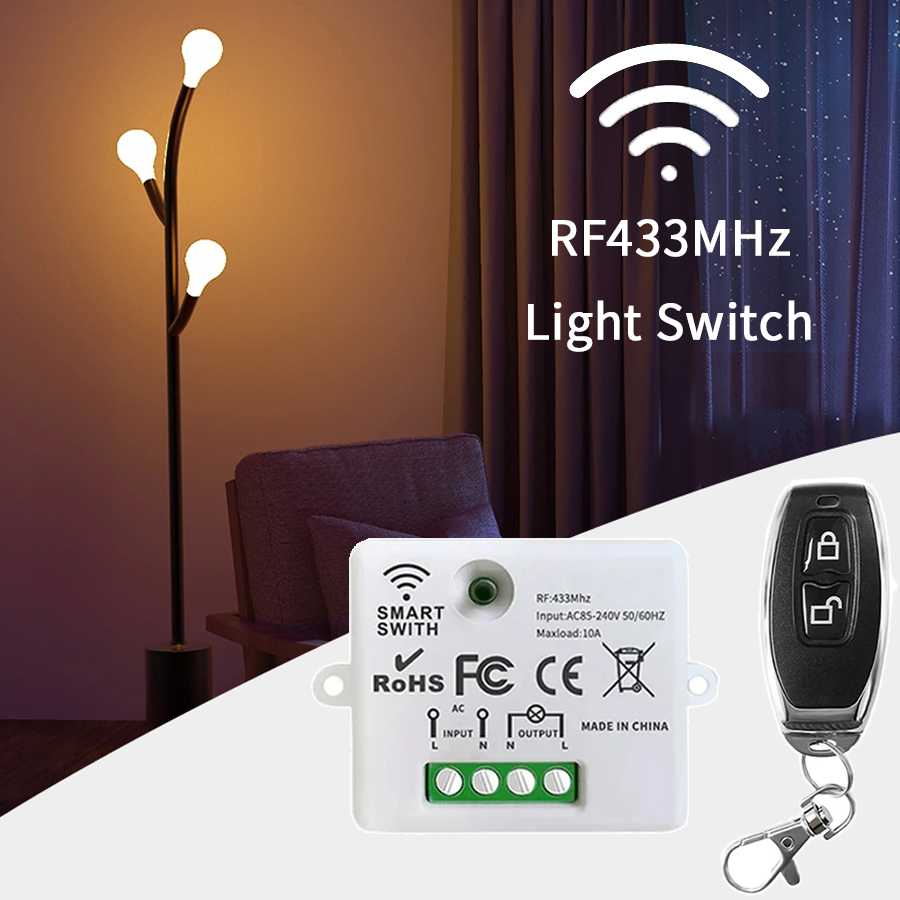 Smart Home Matter - Interruptor de Controle Remoto Sem Fio