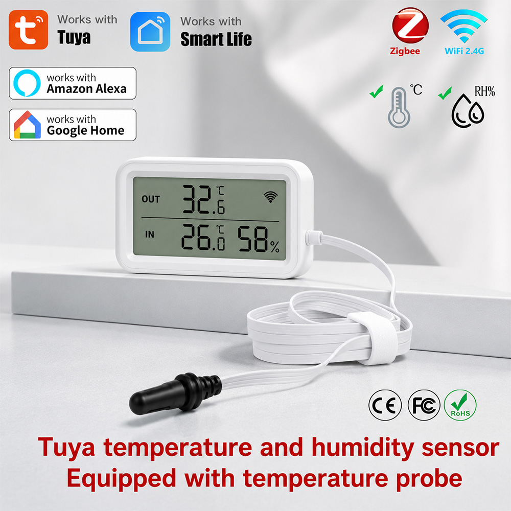 Wifi Thermostat - Sensor Externo de Temperatura e Umidade