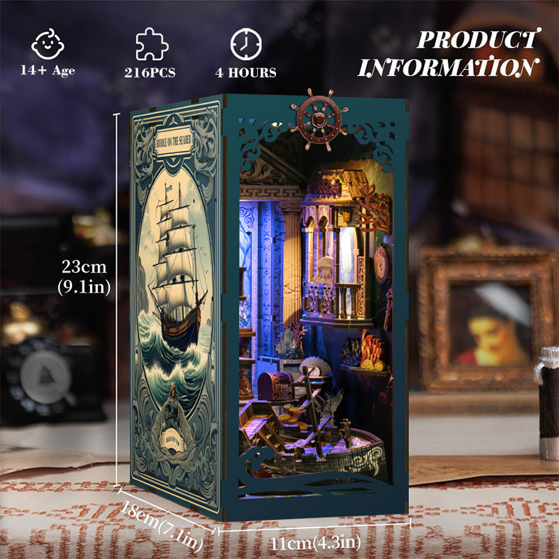 Smart Home Miniature - Quebra-Cabeça 3D de Madeira DIY: Mini