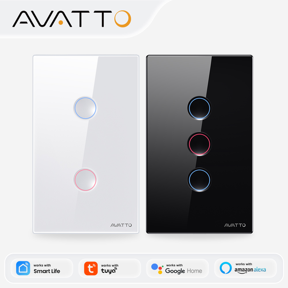Smart Home Matter - AVATTO Interruptor de Luz Inteligente ZigBee