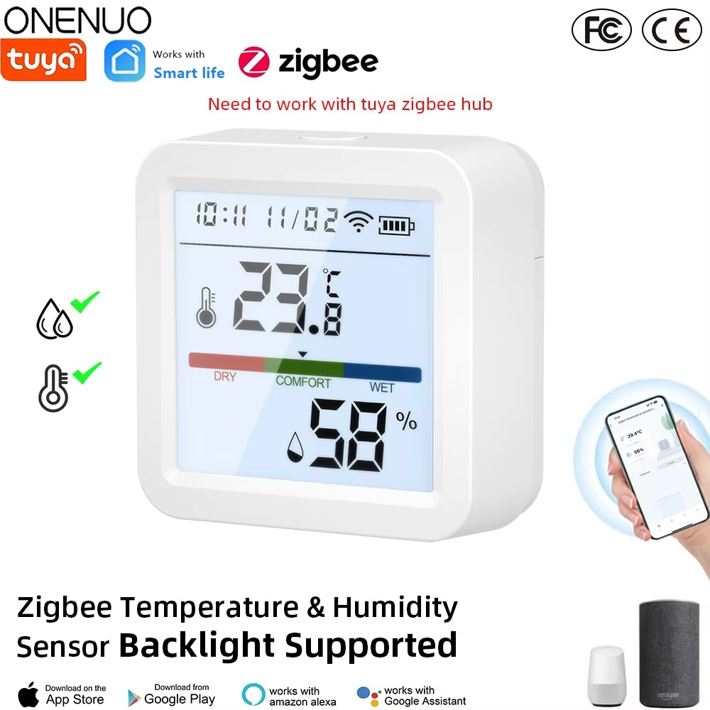 Smart Home Nest - Tuya ZigBee-Sensor Inteligente de Temperatura e