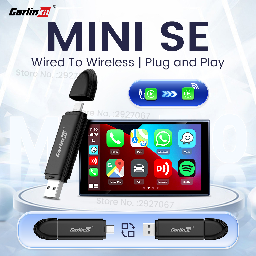 Wifi Smart Plug - CarlinKit MINI 5.0 Pro Adaptador CarPlay