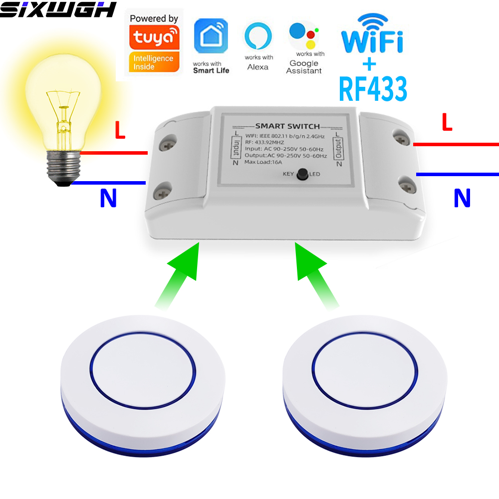 Smart Home Matter - Interruptor Inteligente WiFi Tuya 16A com