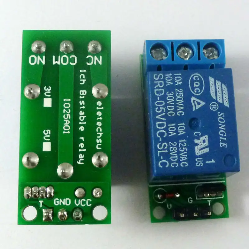 Smart Home Kit For Arduino - Módulo de Relé Flip-Flop Latch Bistável