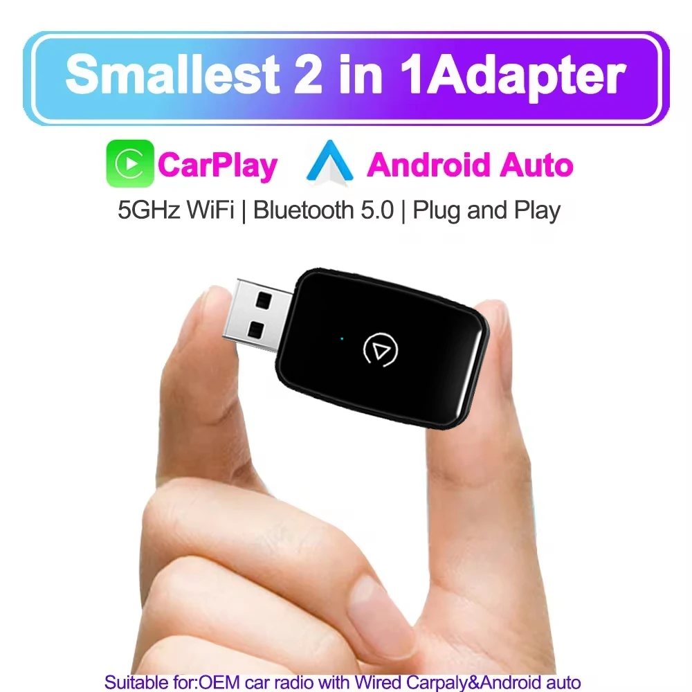 Wifi Smart Plug - Novo Adaptador Sem Fio Carplay Android