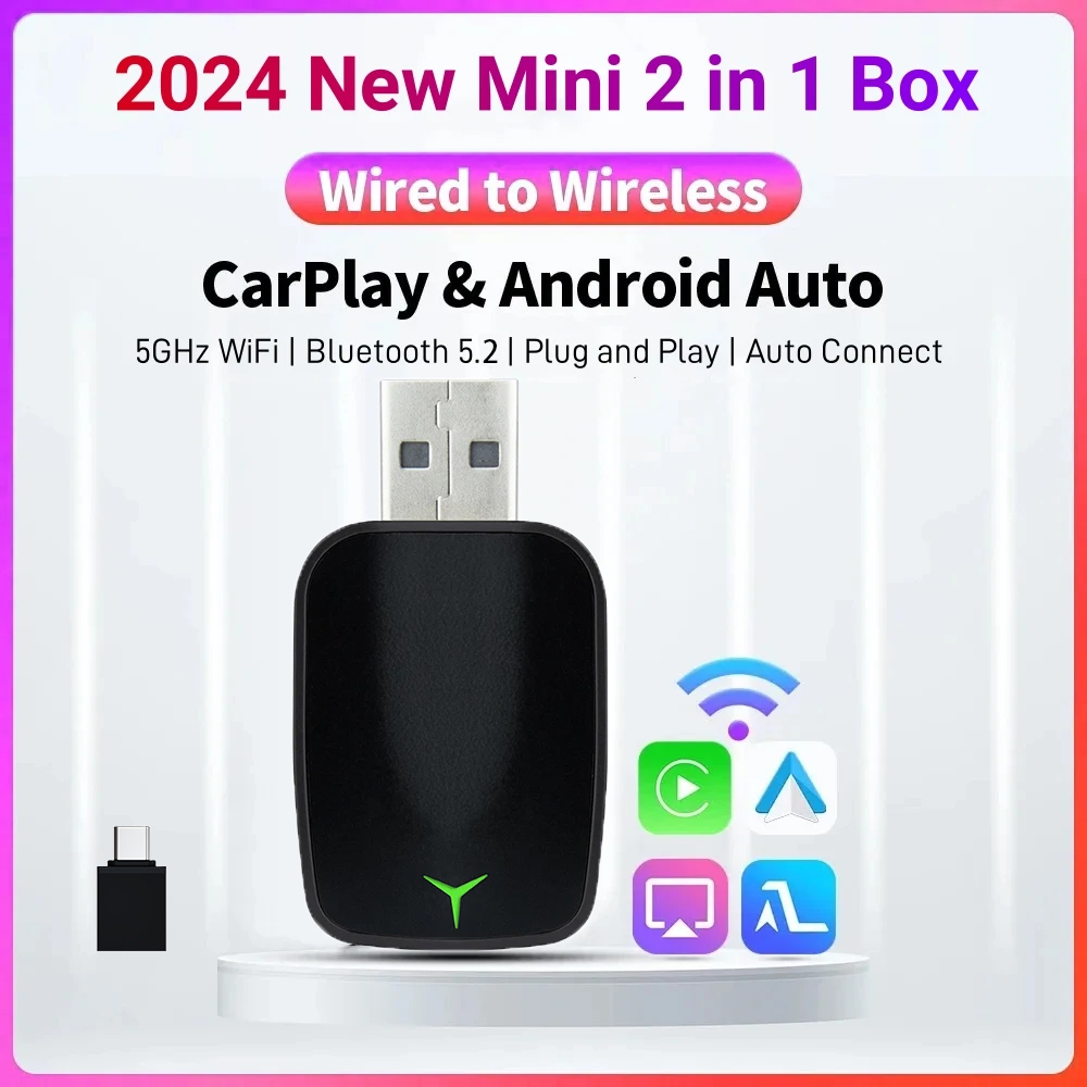 Wifi Smart Plug - Novo com fio para carplay sem