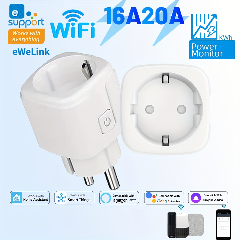 Smart Home Nest - EWeLink Smart WiFi Soquete UE Controle