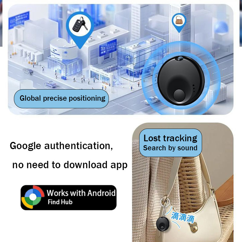 Smart Home Xiaomi Hub - Mini Tag Anti-perda para Telefone Android,