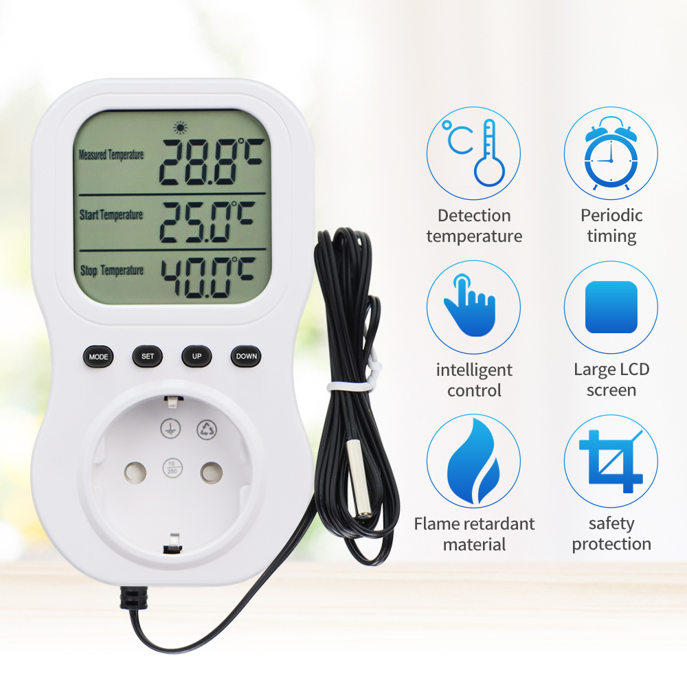 Termostato inteligente lcd tem - Wifi Thermostat avaliação e preço