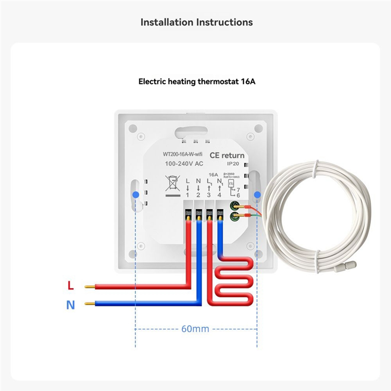 Display LCD digital do termost - Wifi Thermostat avaliação e preço