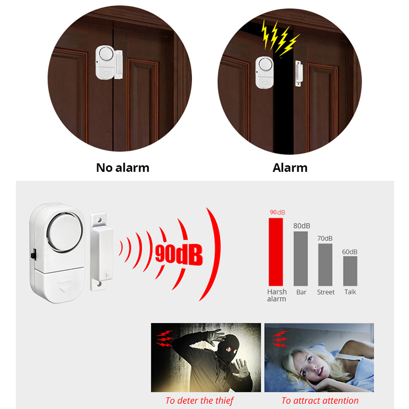 Kerui sensor de porta independ - Wireless Door Sensor avaliação e preço