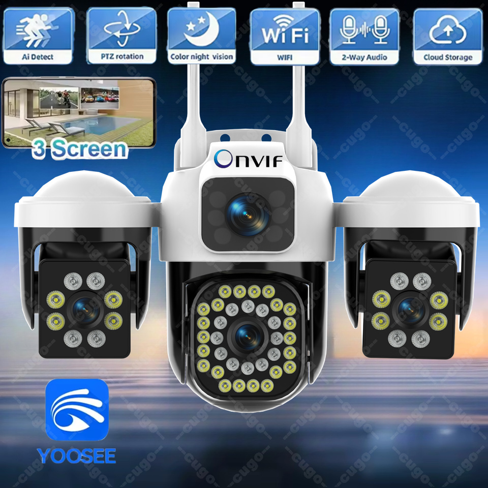 Câmera IP WiFi Externa 15MP 8K - Smart Home Kamera Outdoor avaliação e preço