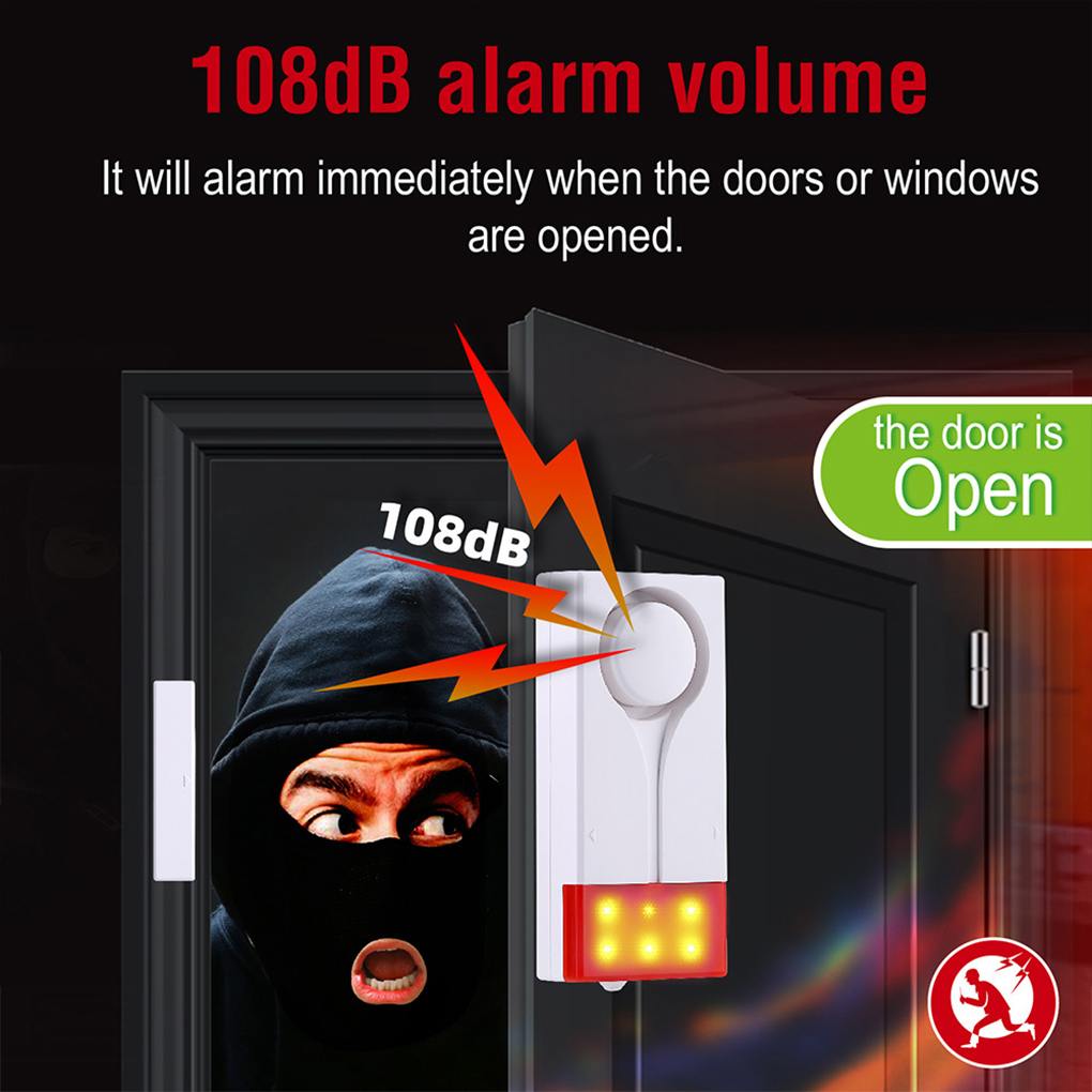Alarme anti-roubo 110db alto a - Wireless Door Sensor avaliação e preço