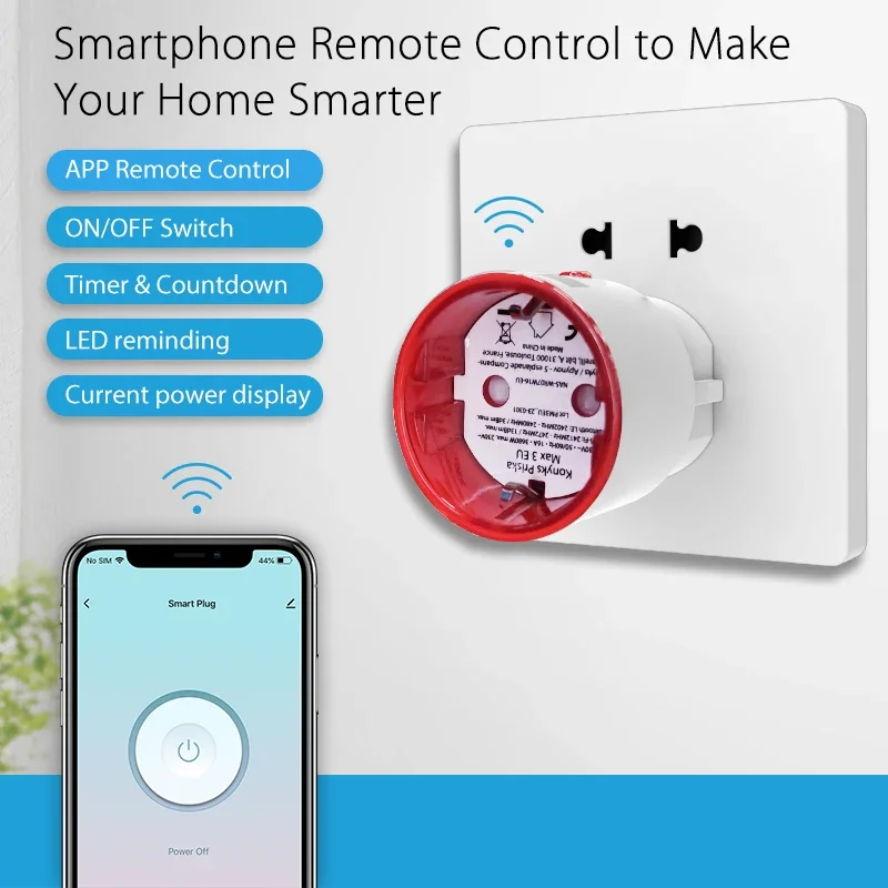 Tuya wifi tomada inteligente u - Smart Home Nest avaliação e preço