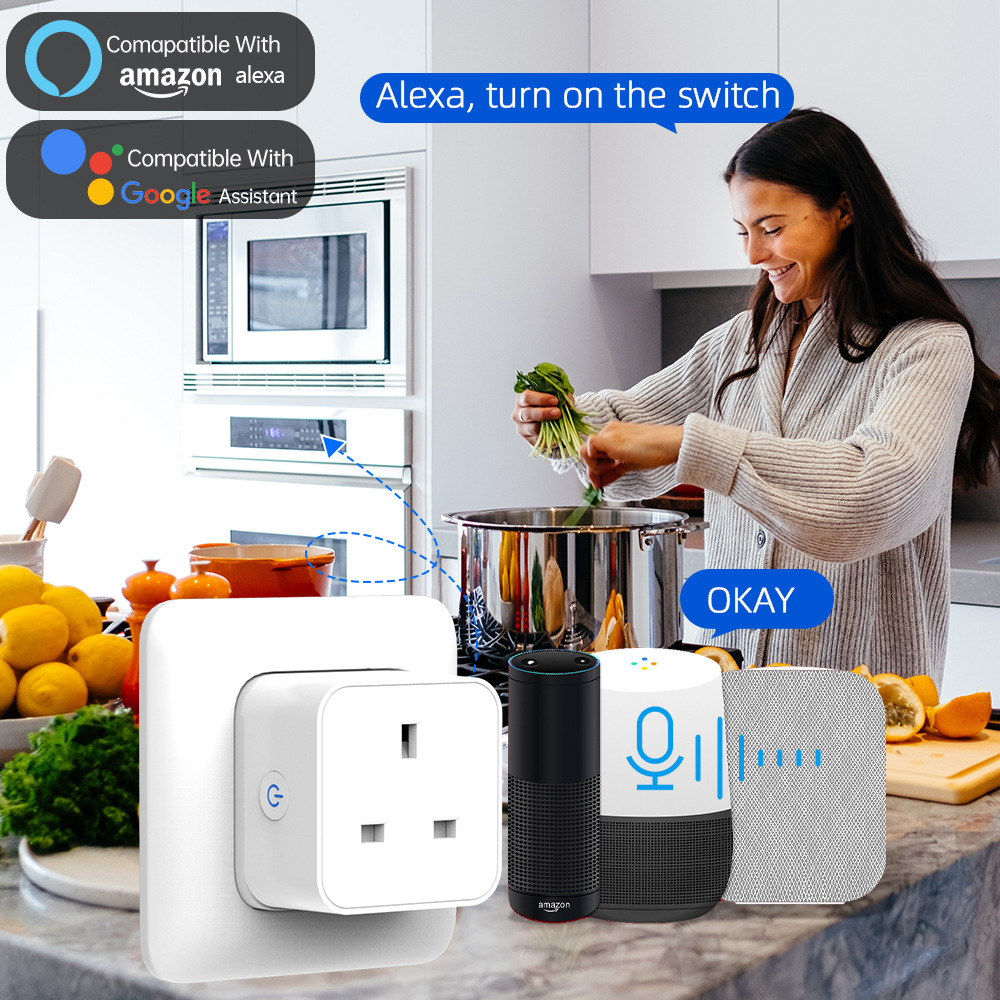 Tomada Inteligente Tuya 16A/20 - Smart Home Nest avaliação e preço