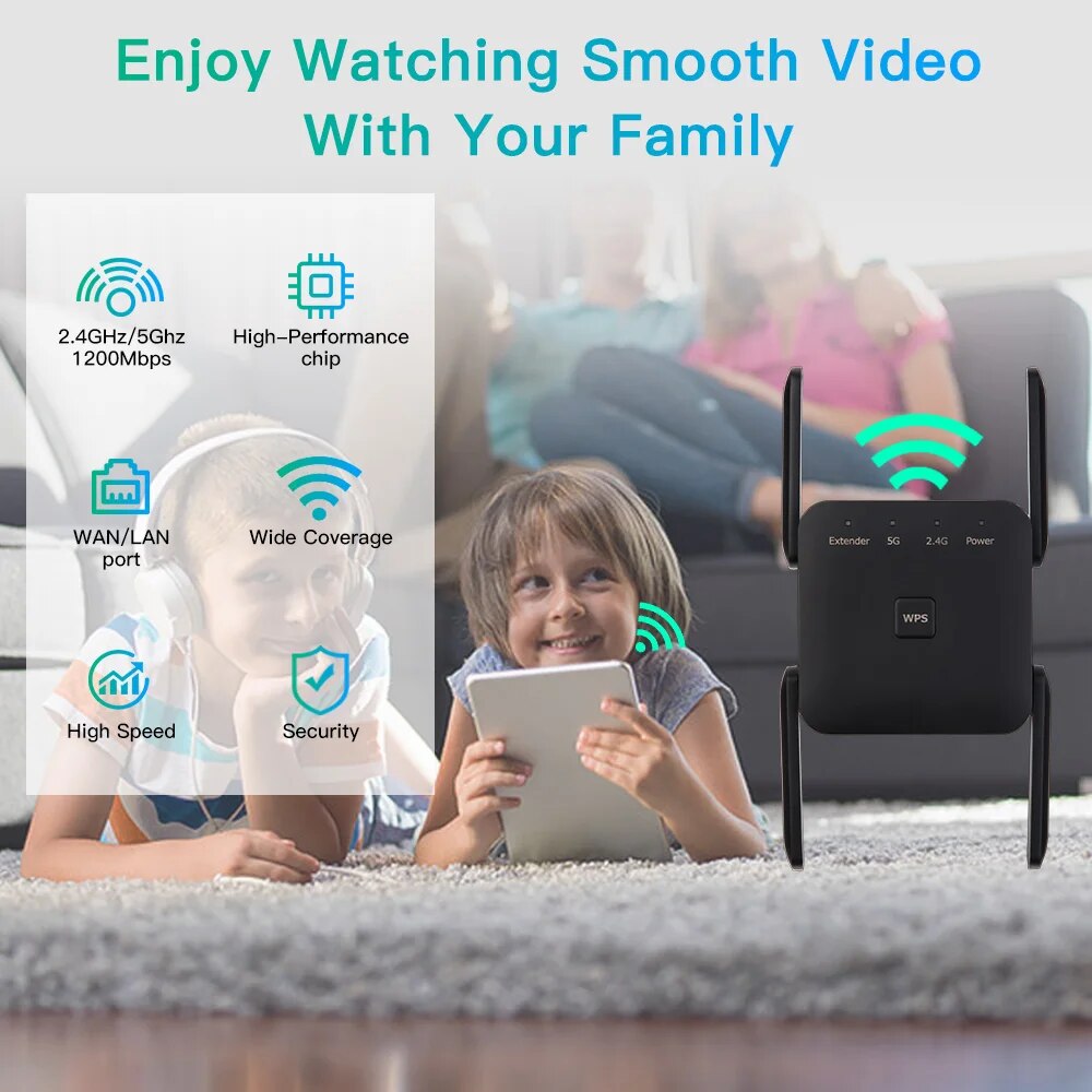 Repetidor WiFi 1200Mbps 2.4GHz - Wifi Smart Plug avaliação e preço