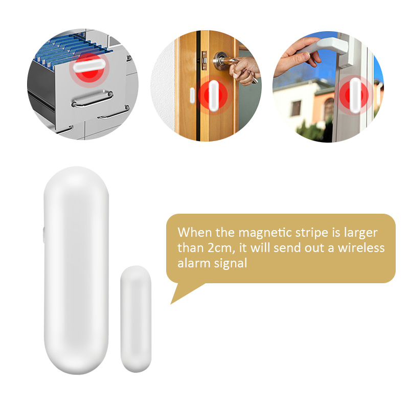 Sistema de Alarme Sem Fio MD-2 - Wireless Door Sensor avaliação e preço