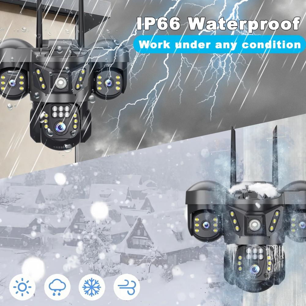 Câmera IP WIFI 15MP 8K com Trê - Smart Home Kamera Outdoor avaliação e preço