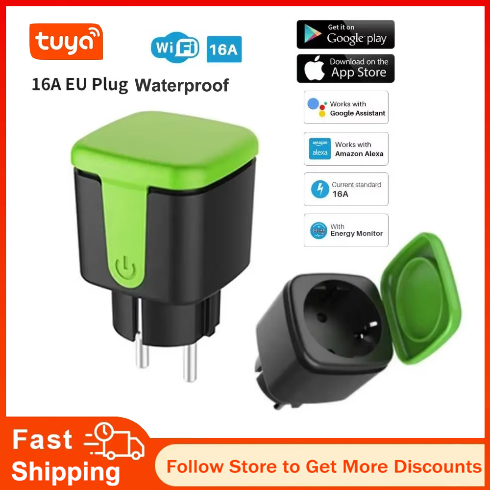 Tomada Inteligente Tuya EU 16A - Wifi Smart Plug avaliação e preço