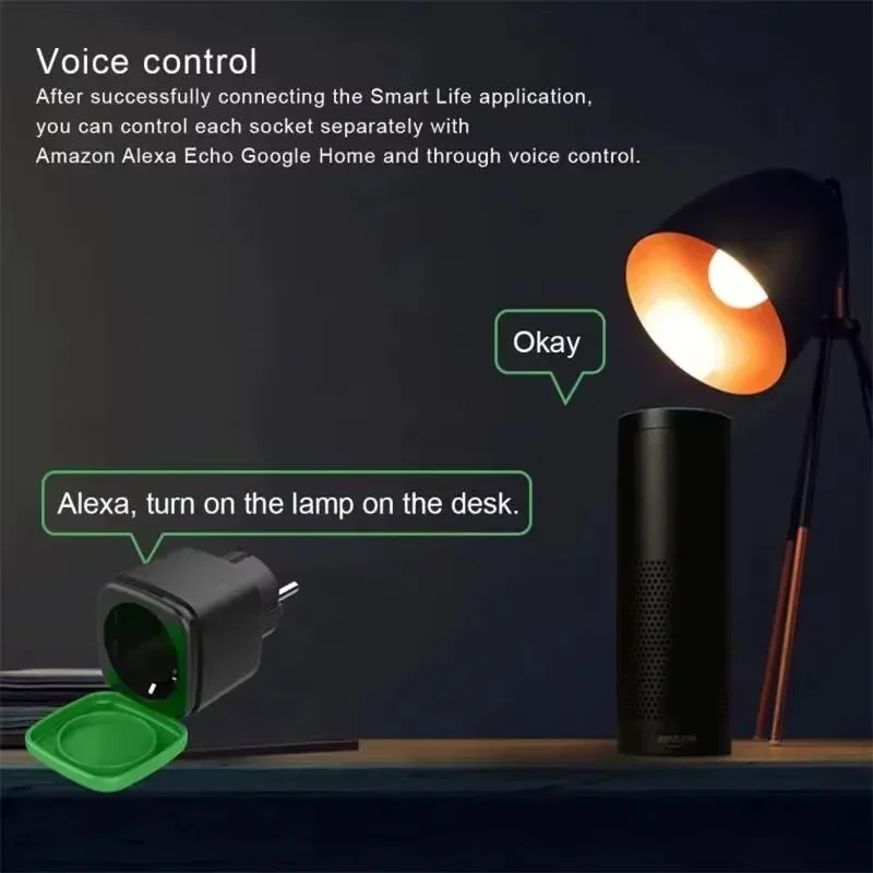 Tomada Inteligente Tuya EU 16A - Wifi Smart Plug avaliação e preço