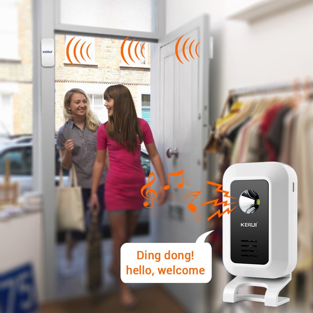 Kerui m7 bem vindo sensor de m - Wireless Door Sensor avaliação e preço