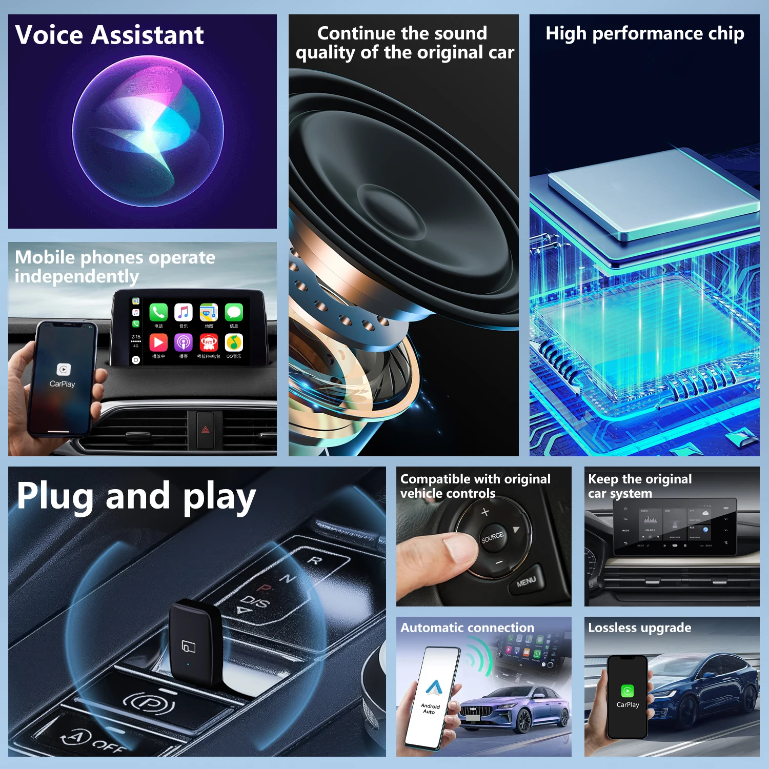 Novo Adaptador Sem Fio Carplay - Wifi Smart Plug avaliação e preço