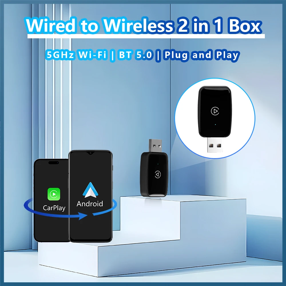 Novo Adaptador Sem Fio Carplay - Wifi Smart Plug avaliação e preço
