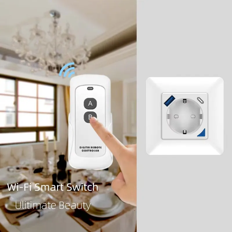 Tomada Inteligente Wi-Fi de Em - Wifi Smart Plug avaliação e preço