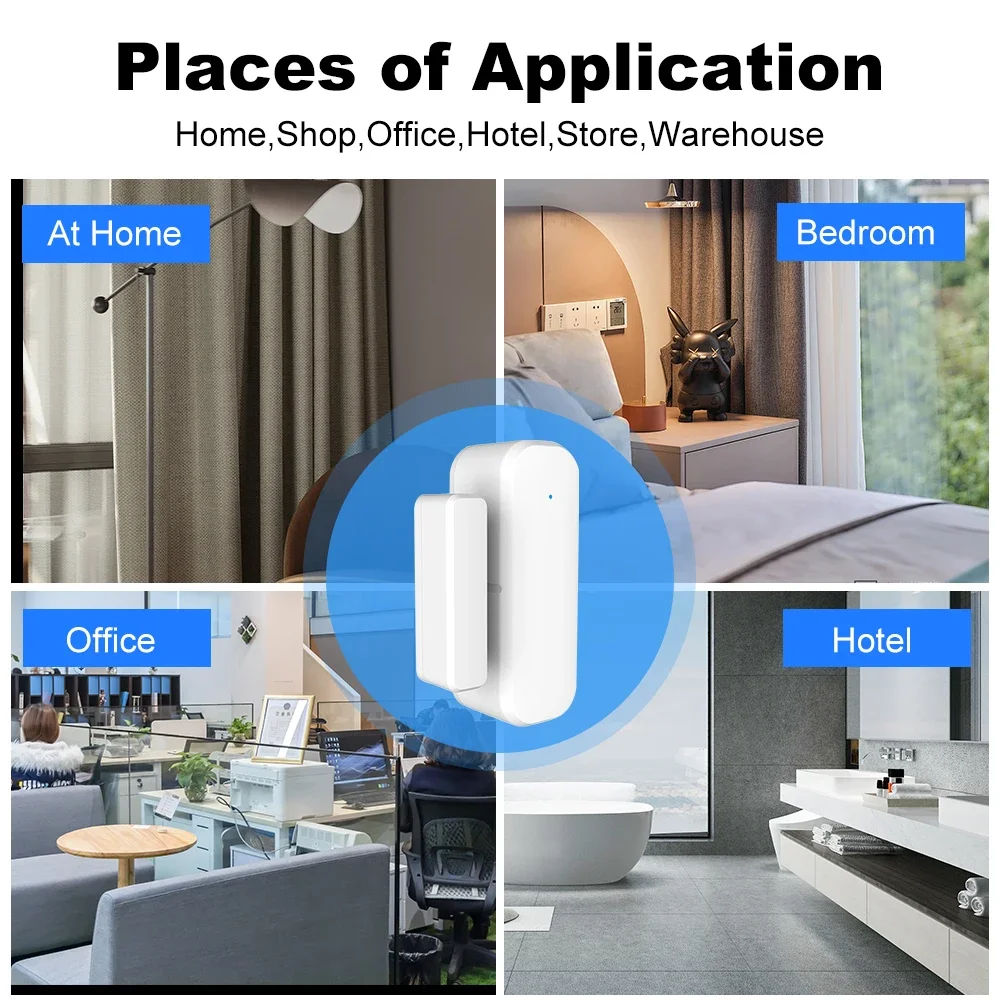 Sensor de Porta e Janela ZigBe - Wireless Door Sensor avaliação e preço