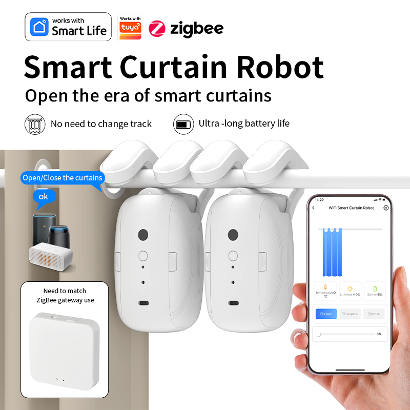 Zigbee inteligente cortina dri - Smart Home Matter avaliação e preço