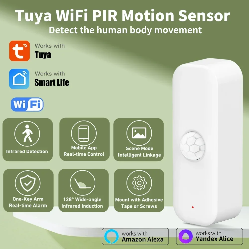 Tuya wifi sensor de movimento  - Smart Home Gadgets avaliação e preço
