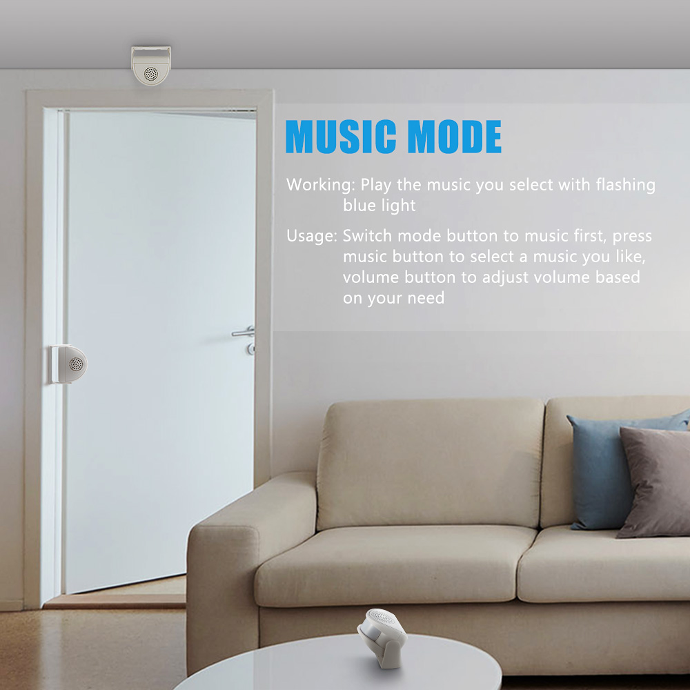32 músicas bem vindo carrilhão - Wireless Door Sensor avaliação e preço